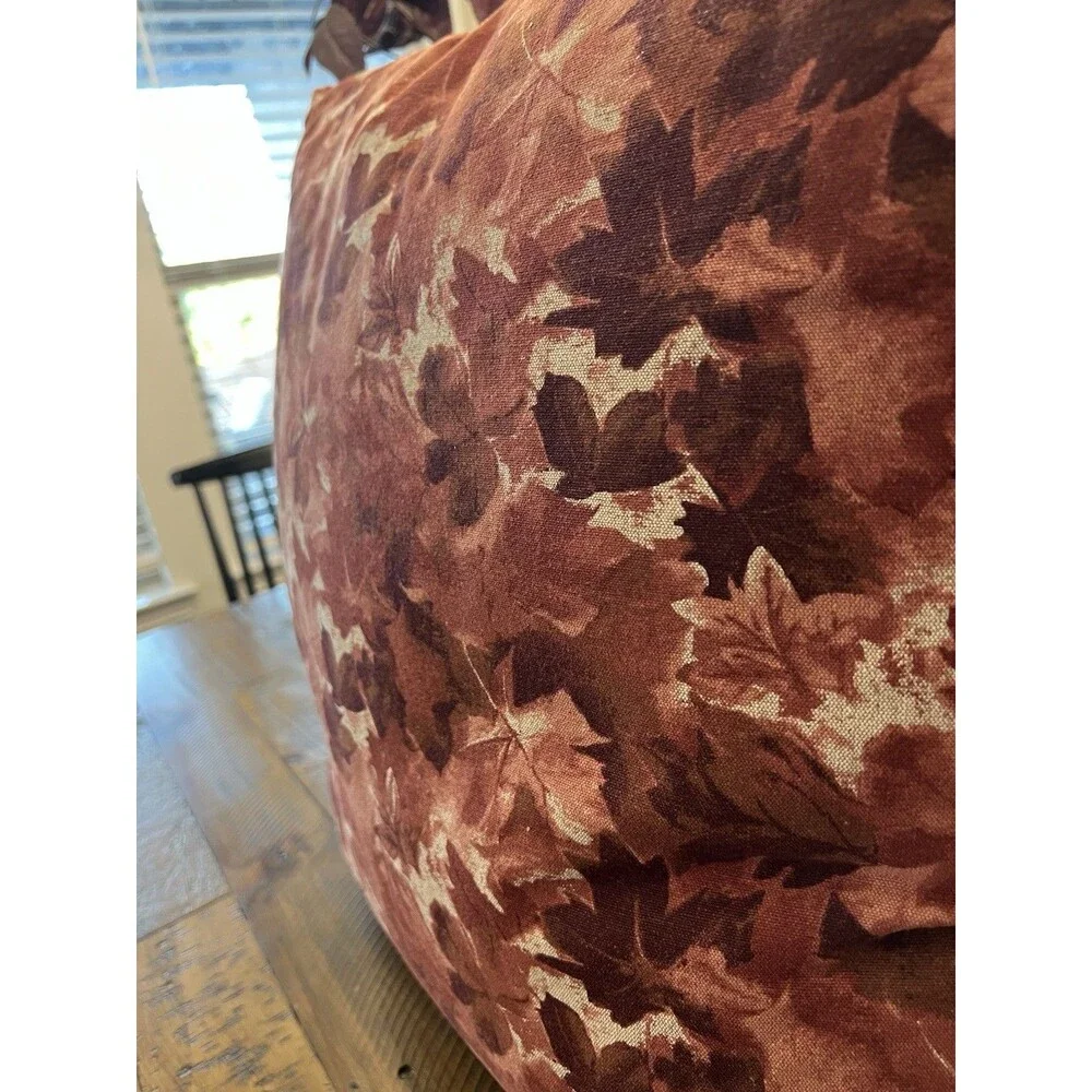 Threshold Studio McGee Oversized Floral Square Decorative Throw Pillow Cotton